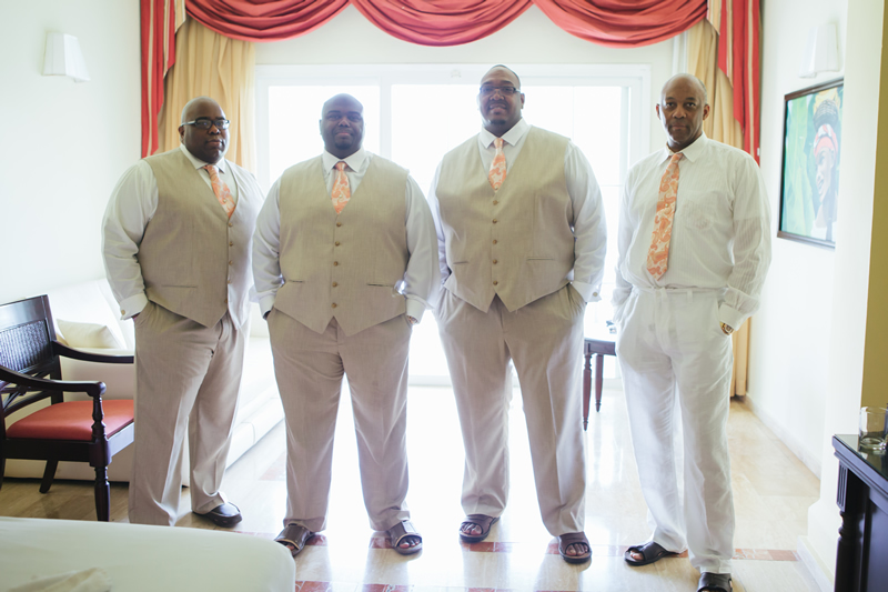 The Groom and Groomsmen